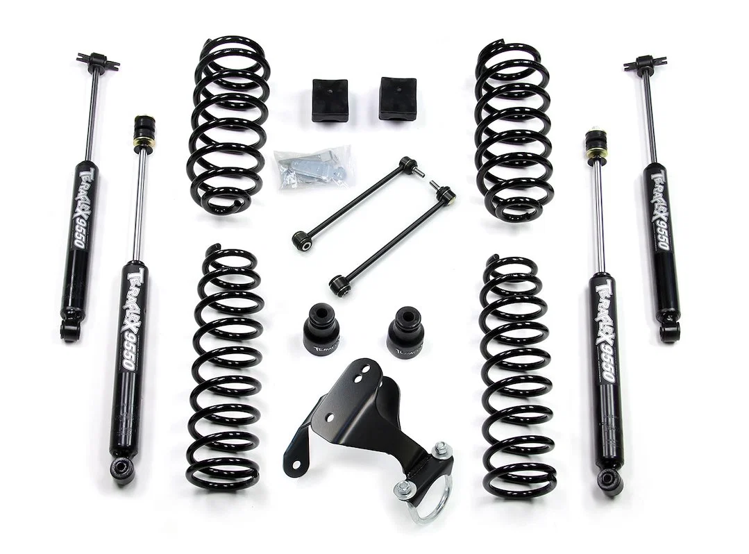 1251002 – TERAFLEX Lift Kit Suspension, 2-1/2 Inch Front Lift 2-1/2 Inch Rear Lift With Front And Rear Twin Tube 9550...